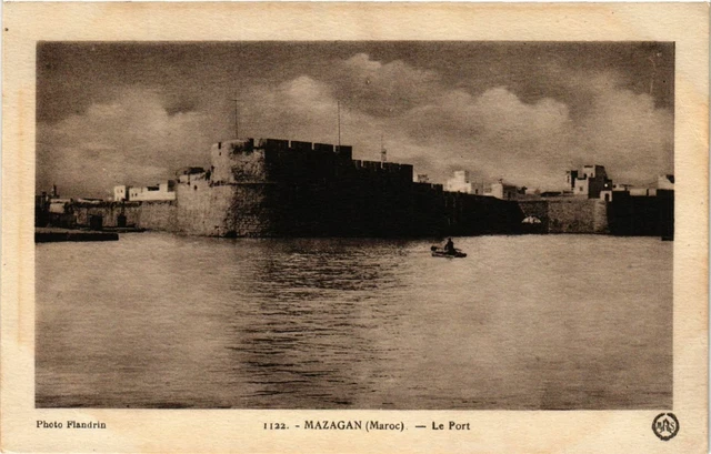 CPA AK MAZAGAN Le Port MOROC (825319)