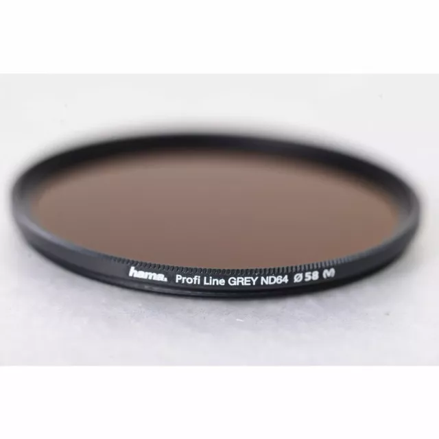 Hama 58mm Filtre ND Profiline ND-64 - Densité Neutre Grayfilter E-58