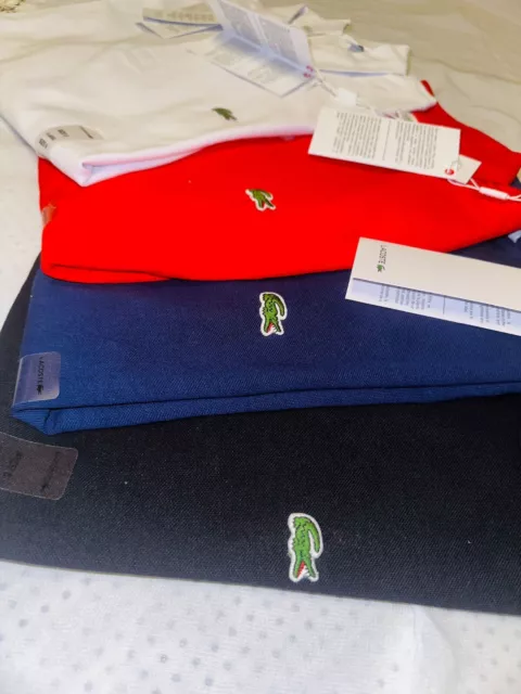 lacoste t shirt men polo new