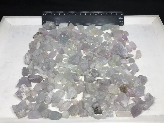 350grams  Kunzite Rough Lot From Afghanistan