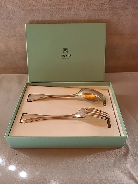 Ercuis lot de 7 cuillères de table soupe victoria métal argenté - filet spatours Ercuis lot de 7 cuillères de table soupe victoria métal argenté - filet spatours