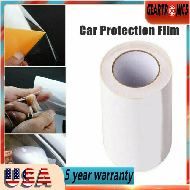 Universal Clear Door Sill Edge Paint Protection Vinyl Cover Film Sheet 6'' x 60"