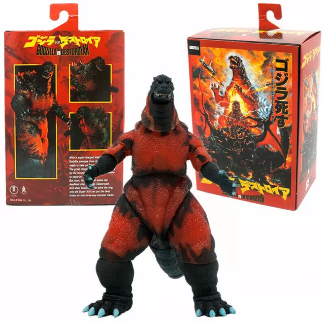 NECA 1995 Burning godzilla Movie 6.5" PVC Action Figure Classic Godzilla Model