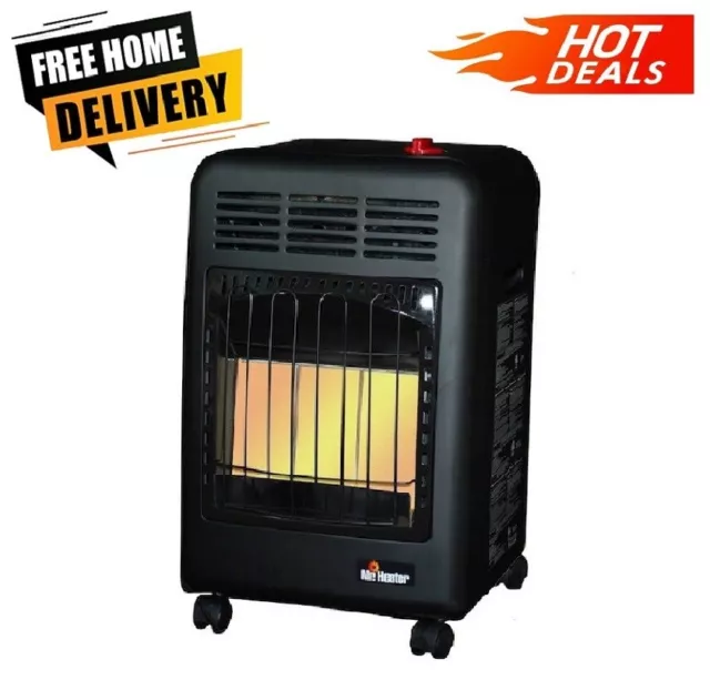 Mr. Heater 18000 BTU Outdoor Portable Cabinet Radiant Propane Heater - Brand New