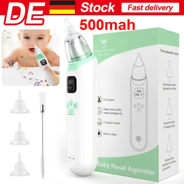 Kinder Elektrischer Nasensauger Baby Nase Snot Reiniger Schleim-Aspirator 500mah