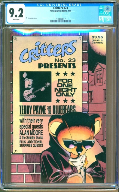 Critters #23 (1988) CGC 9.2 WP  Ty Templeton  "Usagi Yojimbo"