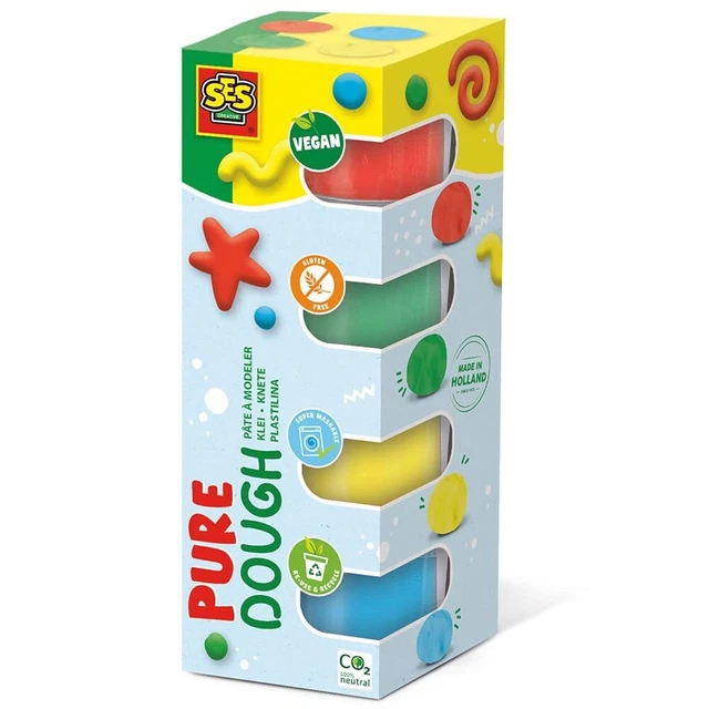 SES Creative 00511 Feel Good Dough-Pure (4x90gr)
