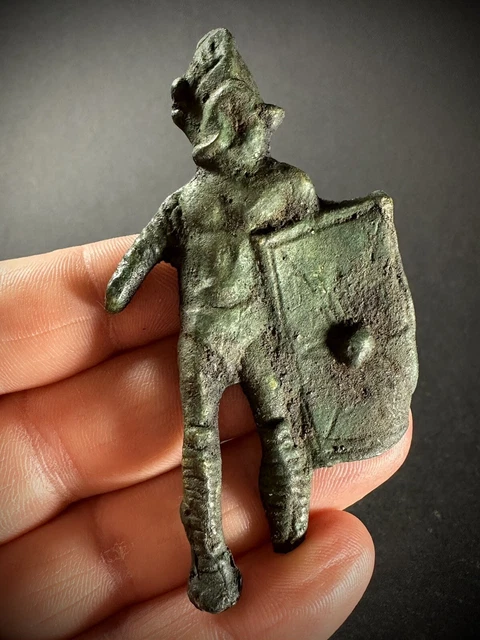 Miniatura di cavaliere templare con elmo, scudo e spada (8 cm.) ⚔️ Negozio