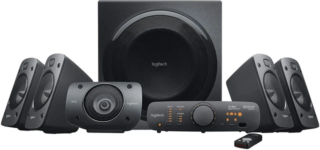 Logitech Z906 5.1 Surround Sound Speaker System THX, Dolby/DTS Digital Certified
