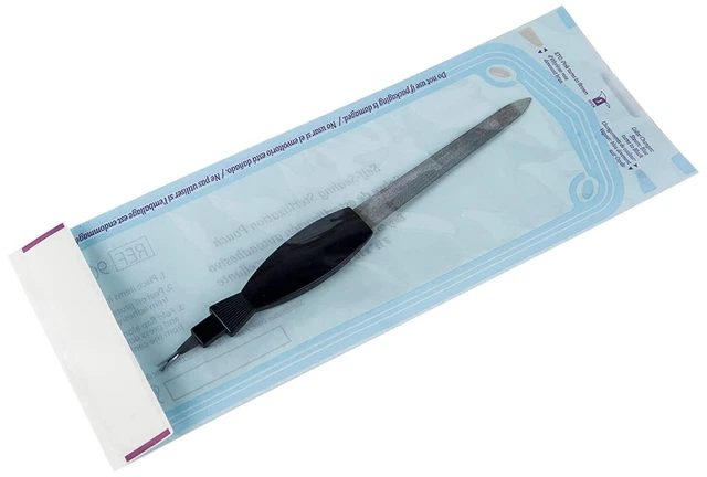 Self Sealing Sterilization Pouches 3.5" x 10". Pack of 200 Steralizing Bags. Nai