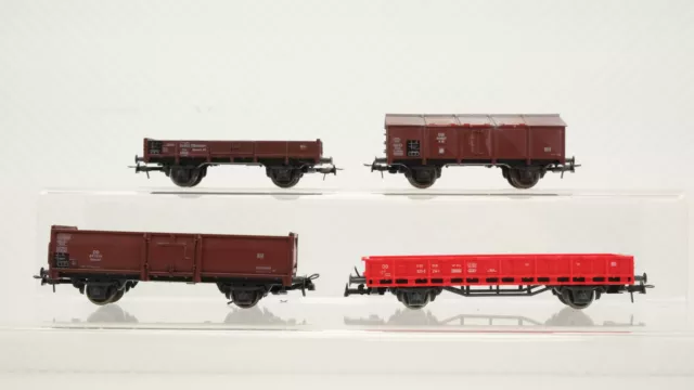 Colección Roco H0 vagón de borda alta/vagón de borda baja/vagón con tapa plegable DB