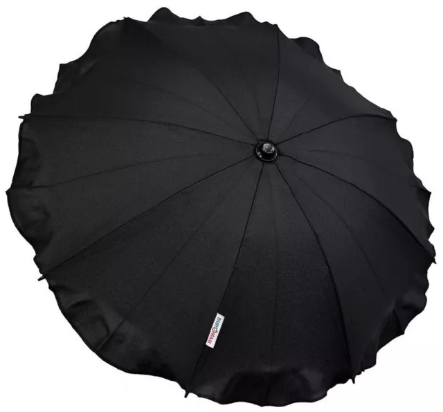 Universal Baby Umbrella Parasol Fit Hartan PRAM/BUGGY/STROLLER  Black