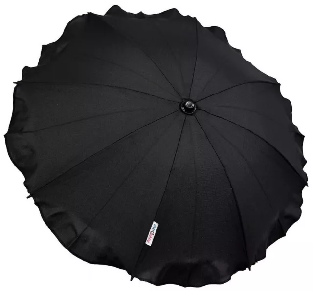 Universal Baby Waterproof Umbrella Parasol Fit Mothercare Nanu pram Black