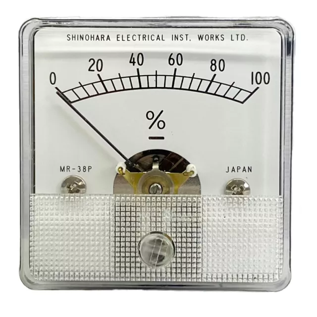 Shinohara Electrical Inst. Works LTD MR-38P Meter USA Seller