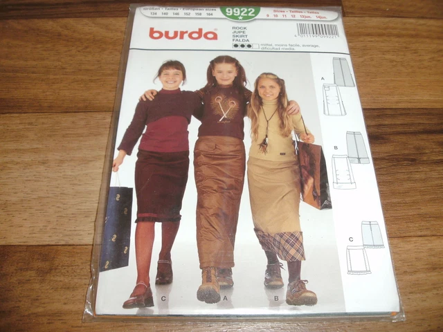 Burda B9325 Patron De Couture, Papier, Blanc, 134-164