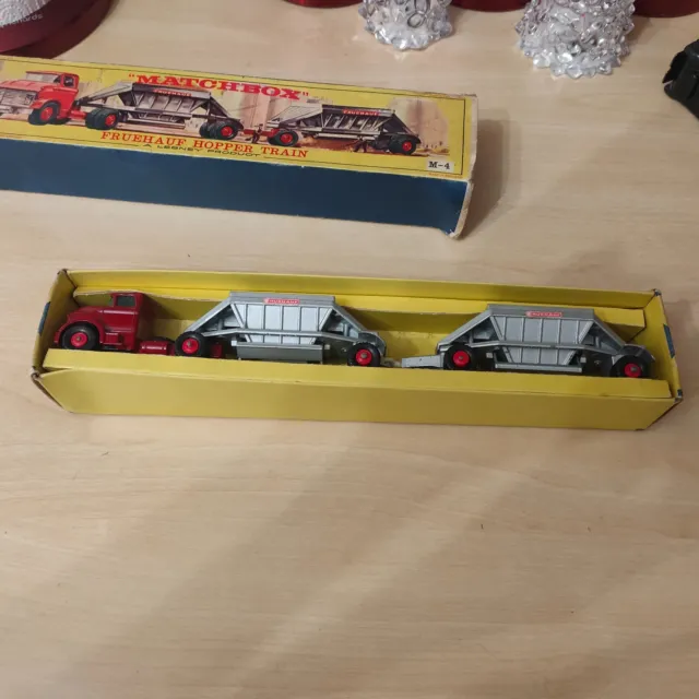 Matchbox Fruehauf Hopper Train - Very Good Condition - Original Box