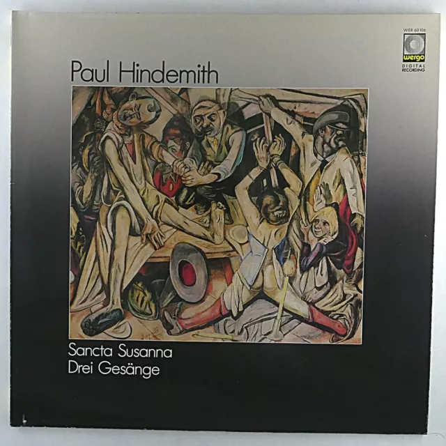 Rare Vinyl Klassik Lp Paul Hindemith Sancta Susanna Drei Gesänge WERGO