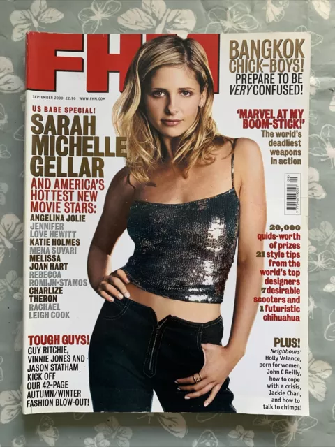 Sarah Michelle Gellar FHM Magazine UK Edition #128 September 2000 Buffy