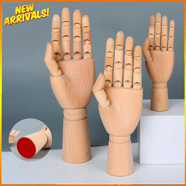 Articulated Hand Model Drawing Figurine Sketch Artist Painting Sculpture Hand Finger Joint Figurine Figma Doll House Decoration - 15