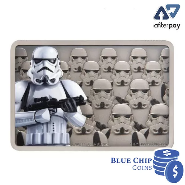 2020 $2 Niue Star Wars - Guards Of The Empire Stormtrooper 1oz Silver Coin