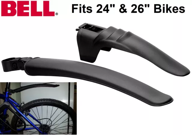 Plastic Cycle 24"26” Mudguards Front & Rear Mountain Bike Bicycle Mud Guards Set