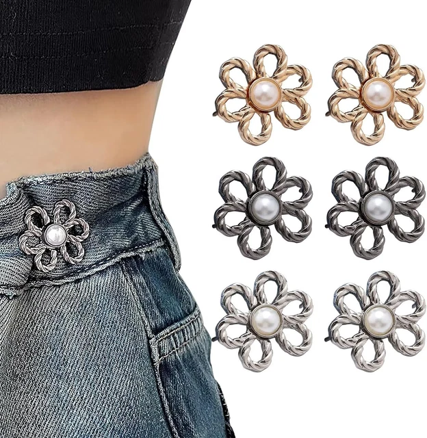 Hosenknopf-Set 4 Stück - Taillenspanner Für Jeans Ohne Nähen