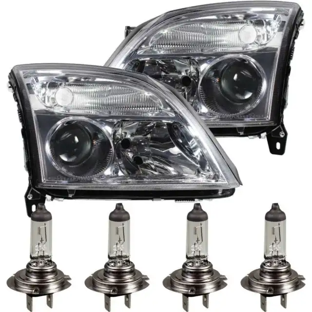 Headlight Set Opel Vectra C 04.02-08.05 H7/H7 without Motor with Indicator Cut