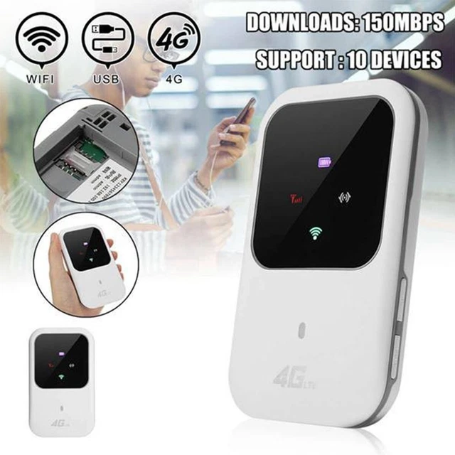 Modem Home Mobile Broadband WiFi Wireless Router MiFi Hotspot 4G-LTE Adapter