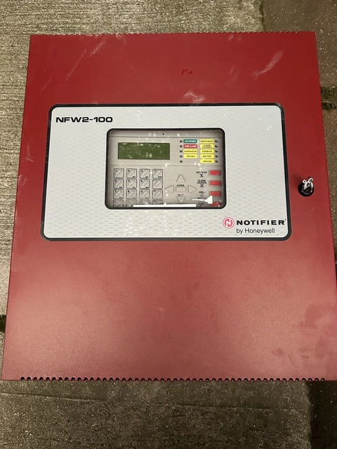 Notifier NFW2-100 Fire Alrm Control Panel~USED BUT STILL WORKS!