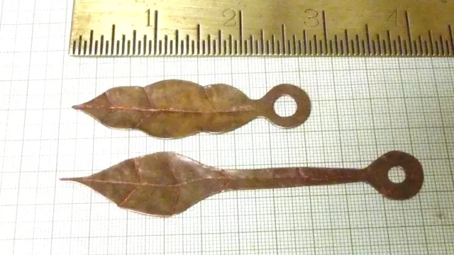 Good Pair Arts & Crafts Copper Leaf Pattern Hands   (Ac)