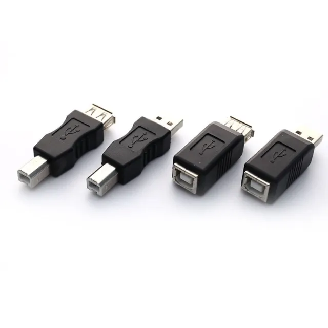 USB 2.0 type A Female to type B Male Printer Scanner Adapter Converter Connec Bh