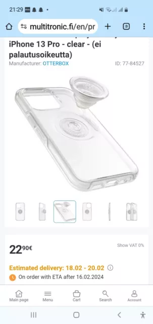 OtterBox Otter + Pop Symmetry Series Clear  pop - for Apple iPhone 14 Pro 2