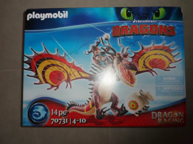 Playmobil Dragons Dragon Racing: Snotlout and Hookfang - 70731 – The Red  Balloon Toy Store