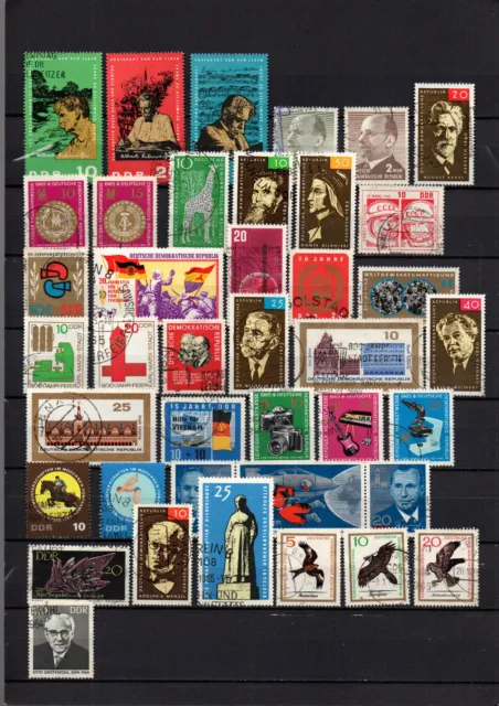 Briefmarken  Sammlung DDR 1965 gest. s. Scan