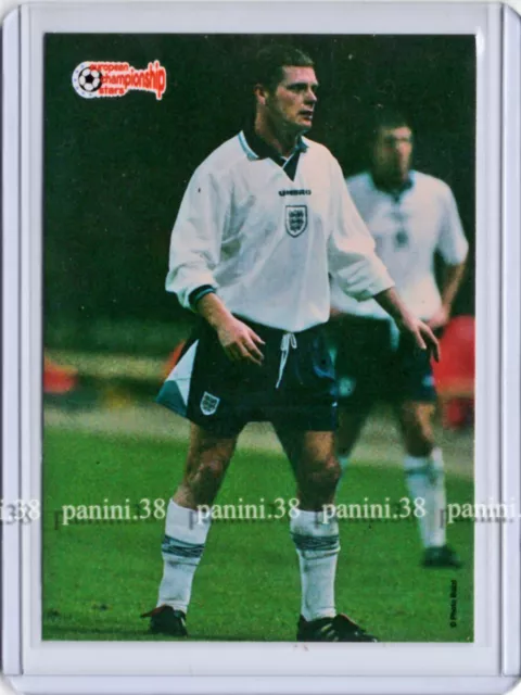 RARE !! Card PAUL GASCOIGNE "EUROPEAN CHAMPIONSHIP STARS 1996" Panini