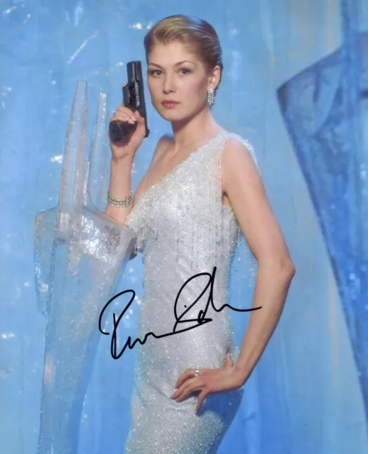 10x8 Photo Personally Autographed by Rosamund Pike & COA