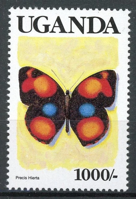 Uganda 833 postfrisch Schmetterling #JT845