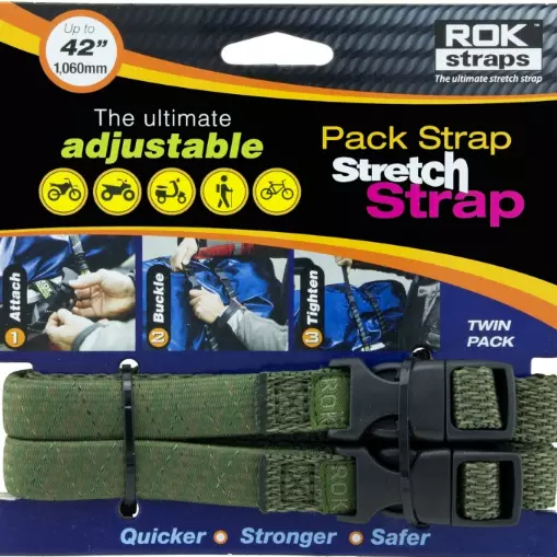 Rok Straps Rok407 Motorcycle Luggage Stretch Strap 42″ Camouflage