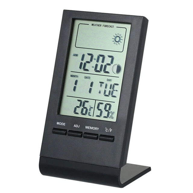 Indoor Mini Digital Thermometer Hygrometer Room ℃/℉ Temperature Humidity O2J1