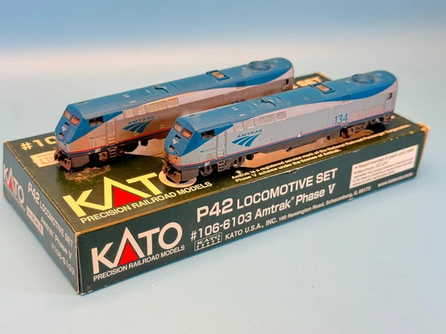 KATO #106-6103 P42 閃い LOCOMOTIVE SET アムトラック Nゲージ