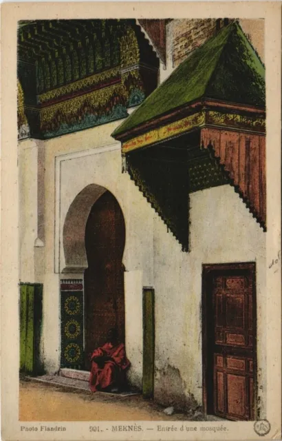 CPA AK MAROC MEKNES Entrée d'une mosquée Flandrin (38064)