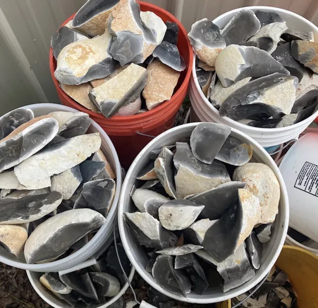 Practice Rock Georgetown Flint Chips and Chunks - 10bs - Free Shipping