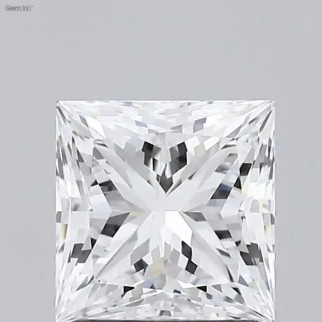 1.08 CT D/VS1 Grade IGI Certified Lab Created Princess Cut Diamond for Watch