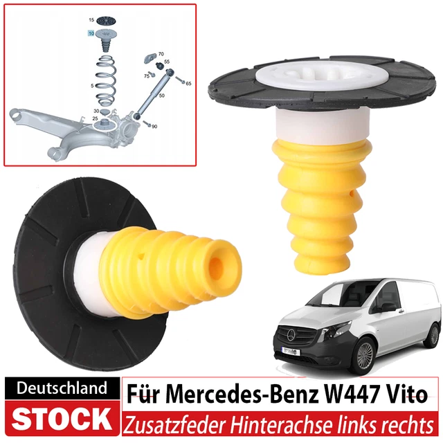 2X FÜR MERCEDES VITO W447 ZUSATZFEDER HINTERACHSE FEDER LINKS RECHT