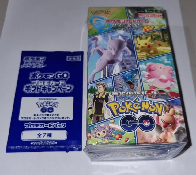 Pokemon Go Booster Box s10b + Pack Promo - Japanese - Sealed - Sigillato - New