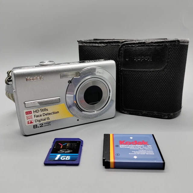 Kodak EasyShare M863 8.2MP Compact Digital Camera Silver Tested