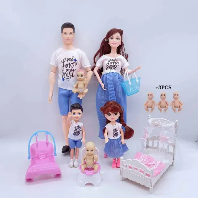 Pregnant Barbie Doll Pregnant Family of Five Gifts and Children's Toys New 2023