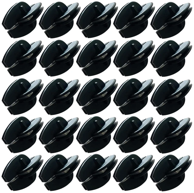 25 Packs Electric Fence Corner/Strain Insulator with Metal Insert for Electric F