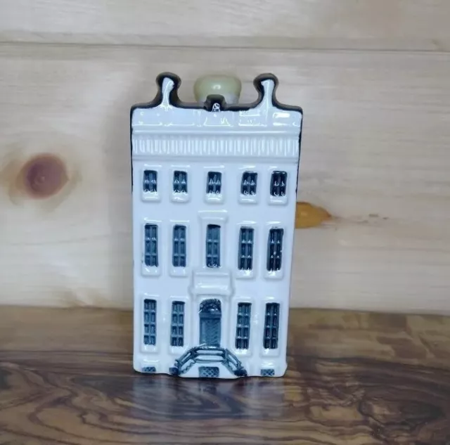 KLM Bols Blue Delft Miniature House Number #83 Sealed Collectible Empty