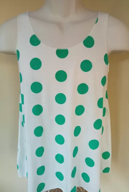 SHUBCHEERY Original Vintage ladies sleeveless top, M adult, see measurements